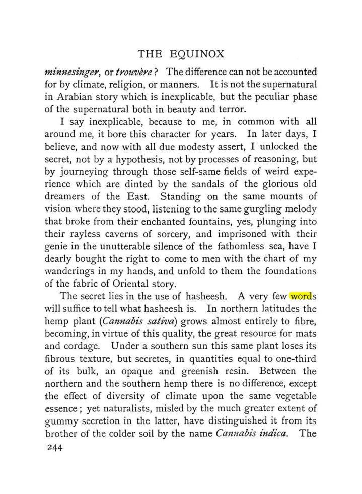 Original scan of The Equinox (Volume I, Number IV), PDF page 262