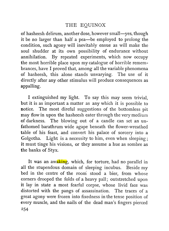 Original scan of The Equinox (Volume I, Number IV), PDF page 272