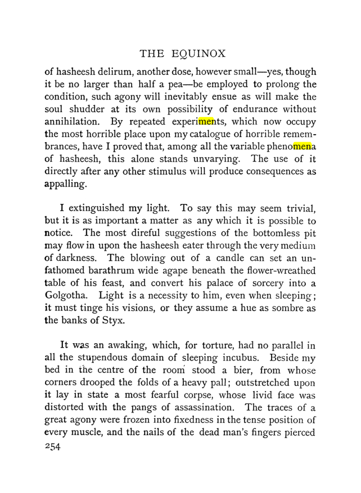 Original scan of The Equinox (Volume I, Number IV), PDF page 272