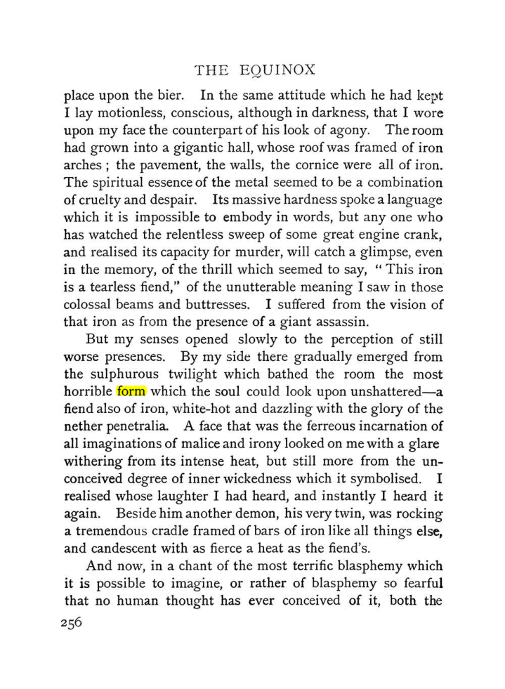 Original scan of The Equinox (Volume I, Number IV), PDF page 274