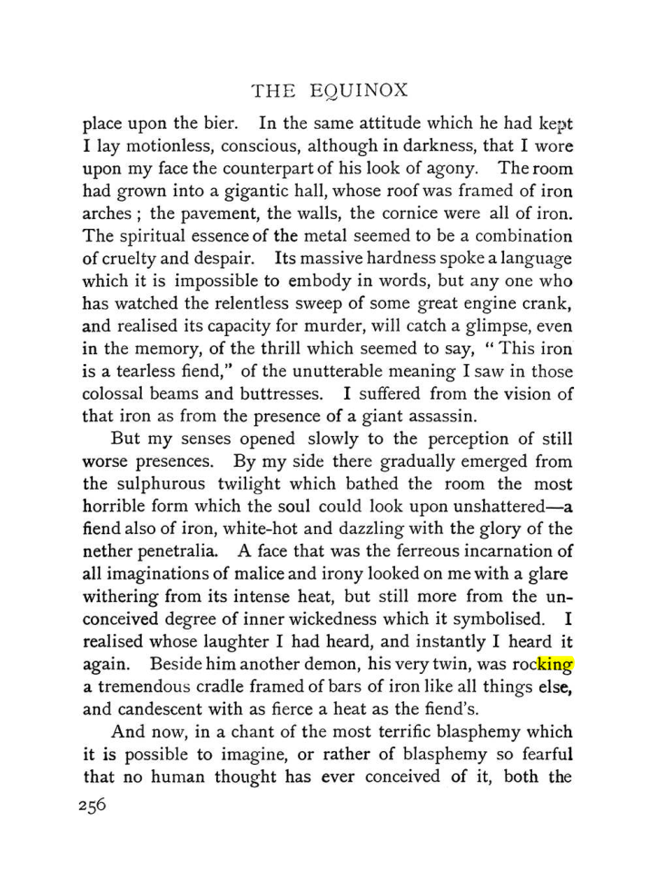 Original scan of The Equinox (Volume I, Number IV), PDF page 274