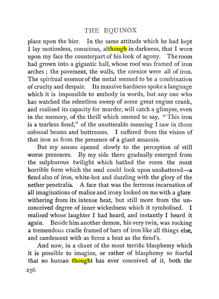 Original scan of The Equinox (Volume I, Number IV), PDF page 274