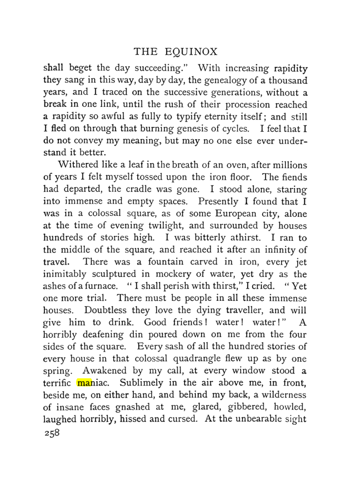 Original scan of The Equinox (Volume I, Number IV), PDF page 276