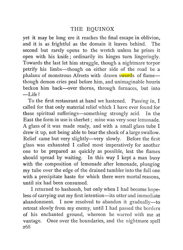 Original scan of The Equinox (Volume I, Number IV), PDF page 286