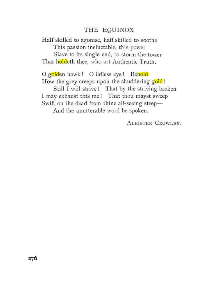Original scan of The Equinox (Volume I, Number IV), PDF page 294