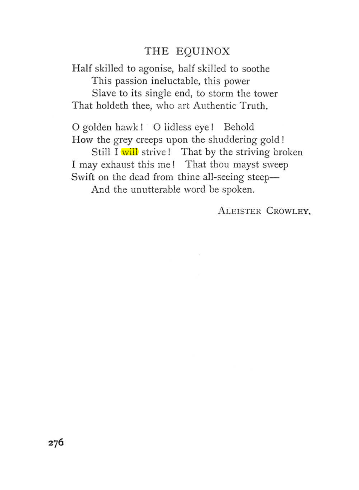 Original scan of The Equinox (Volume I, Number IV), PDF page 294