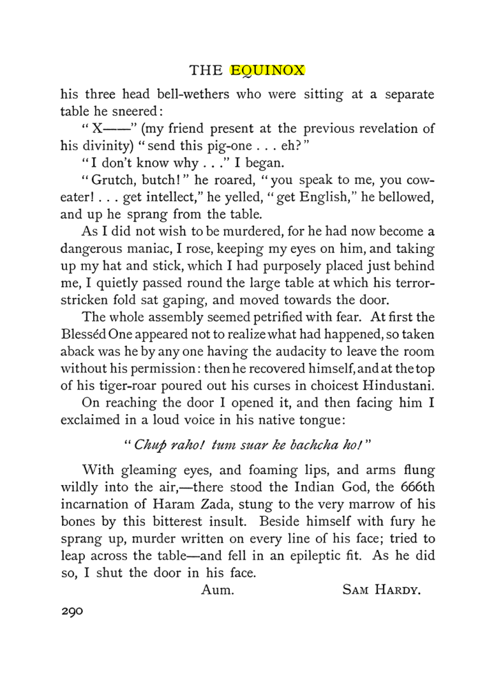 Original scan of The Equinox (Volume I, Number IV), PDF page 308