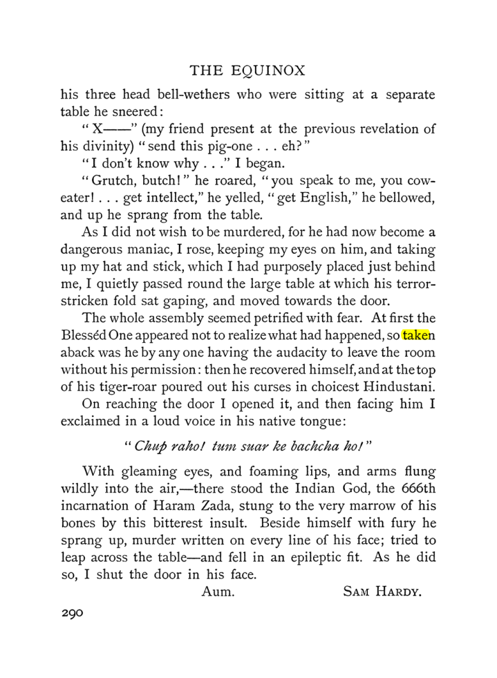 Original scan of The Equinox (Volume I, Number IV), PDF page 308