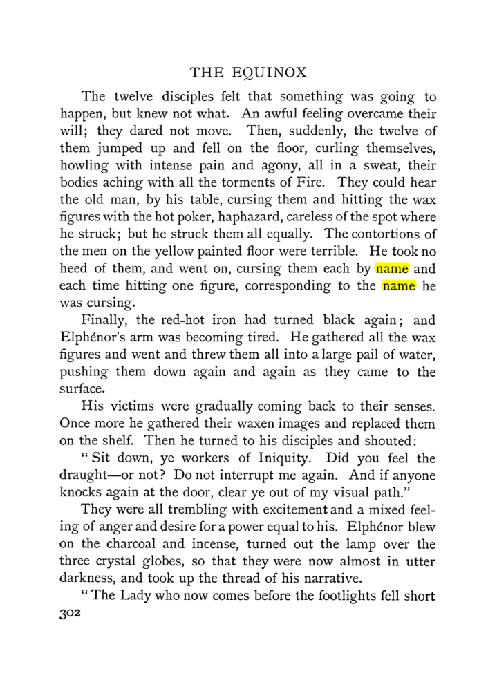 Original scan of The Equinox (Volume I, Number IV), PDF page 320