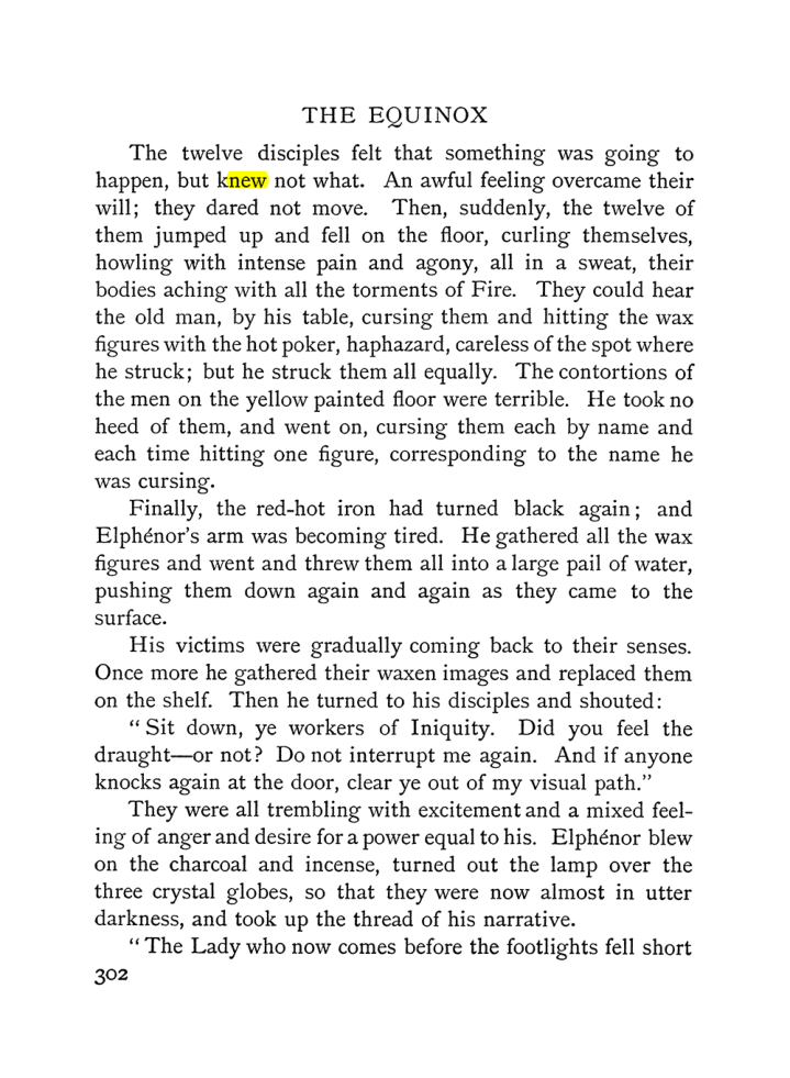 Original scan of The Equinox (Volume I, Number IV), PDF page 320
