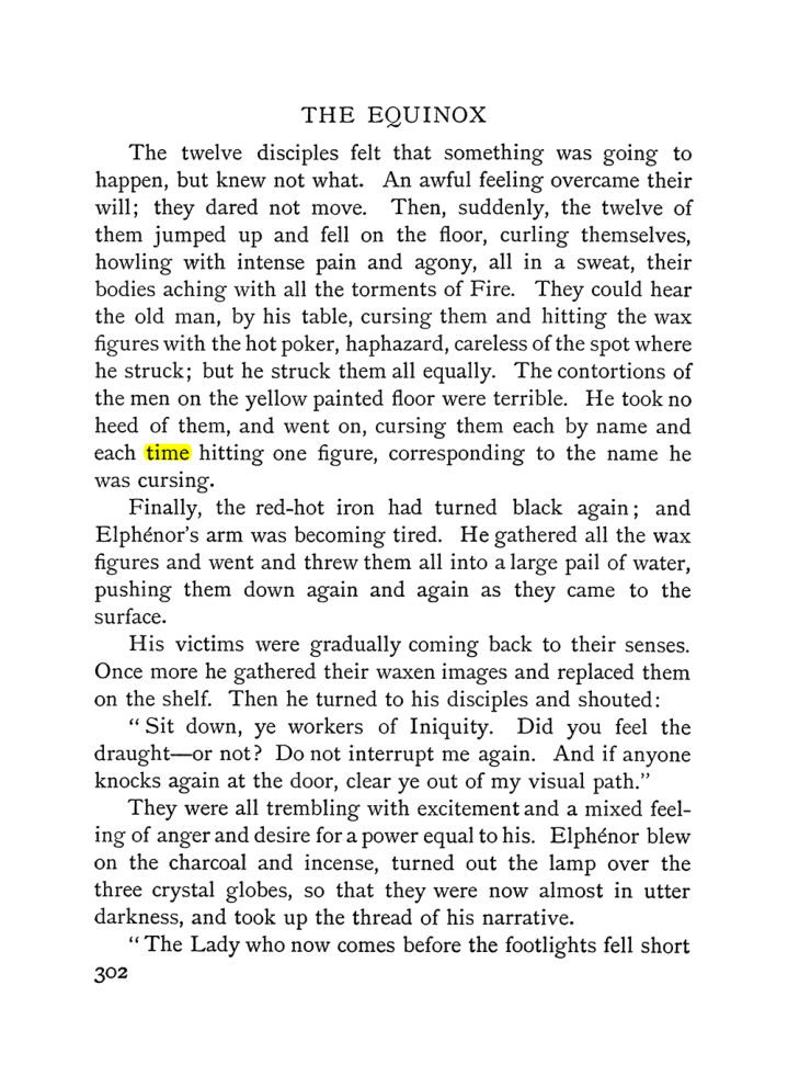 Original scan of The Equinox (Volume I, Number IV), PDF page 320