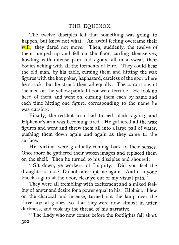 Original scan of The Equinox (Volume I, Number IV), PDF page 320