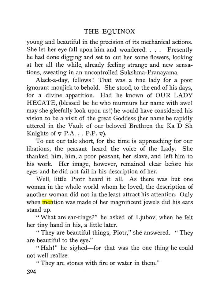 Original scan of The Equinox (Volume I, Number IV), PDF page 322