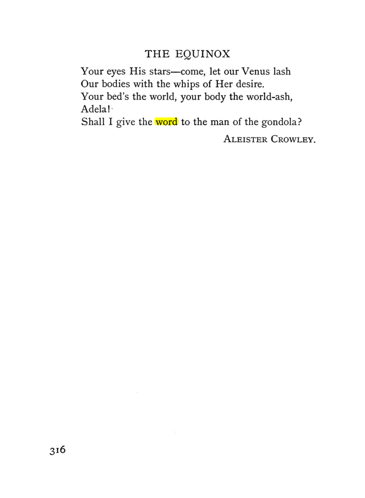Original scan of The Equinox (Volume I, Number IV), PDF page 334