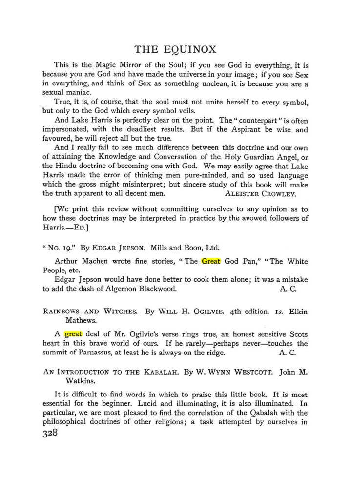 Original scan of The Equinox (Volume I, Number IV), PDF page 346