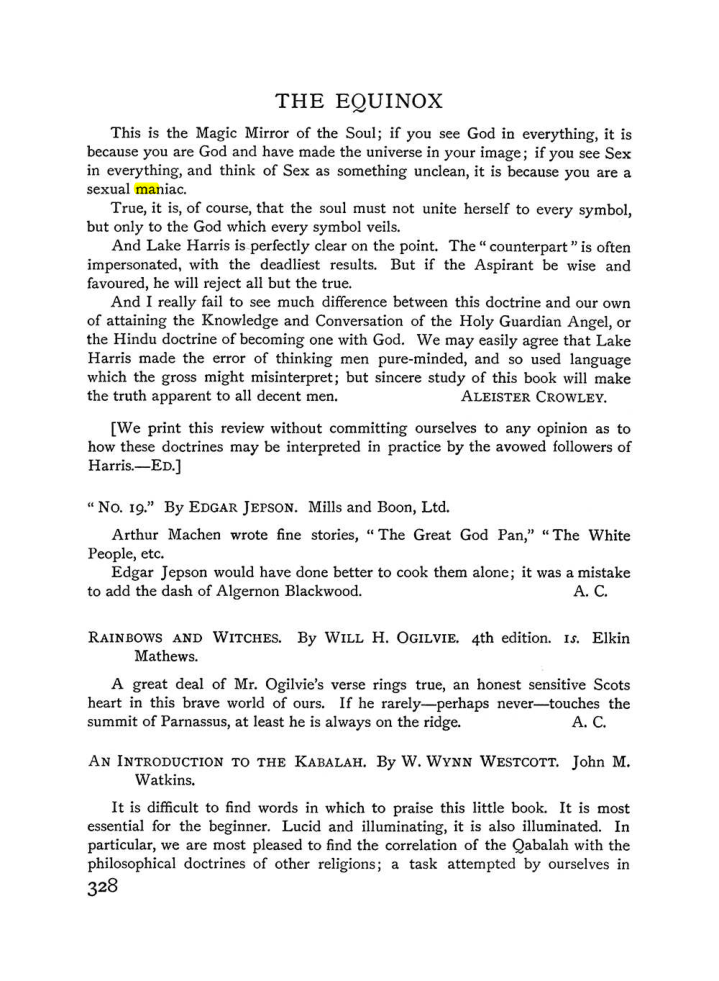 Original scan of The Equinox (Volume I, Number IV), PDF page 346