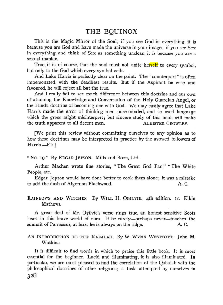Original scan of The Equinox (Volume I, Number IV), PDF page 346