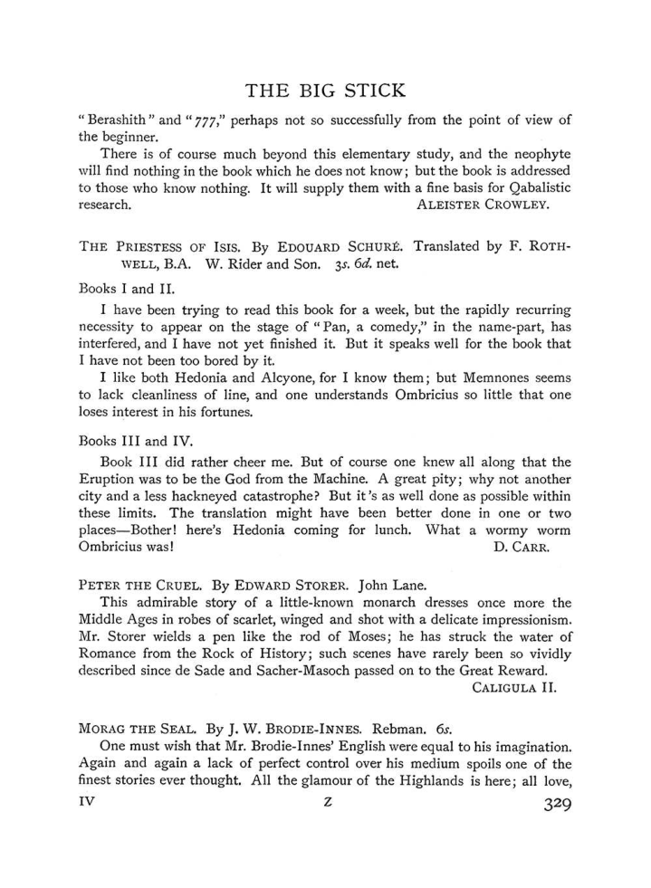 Original scan of The Equinox (Volume I, Number IV), PDF page 347