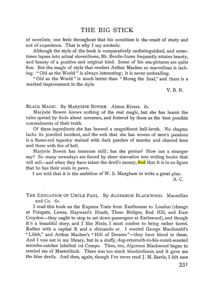 Original scan of The Equinox (Volume I, Number IV), PDF page 349