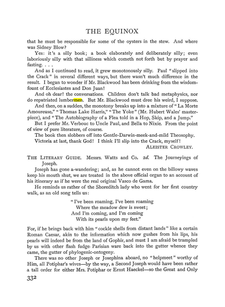 Original scan of The Equinox (Volume I, Number IV), PDF page 350