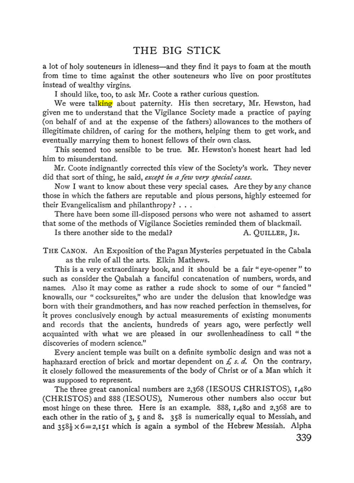 Original scan of The Equinox (Volume I, Number IV), PDF page 357