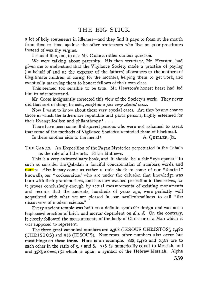 Original scan of The Equinox (Volume I, Number IV), PDF page 357