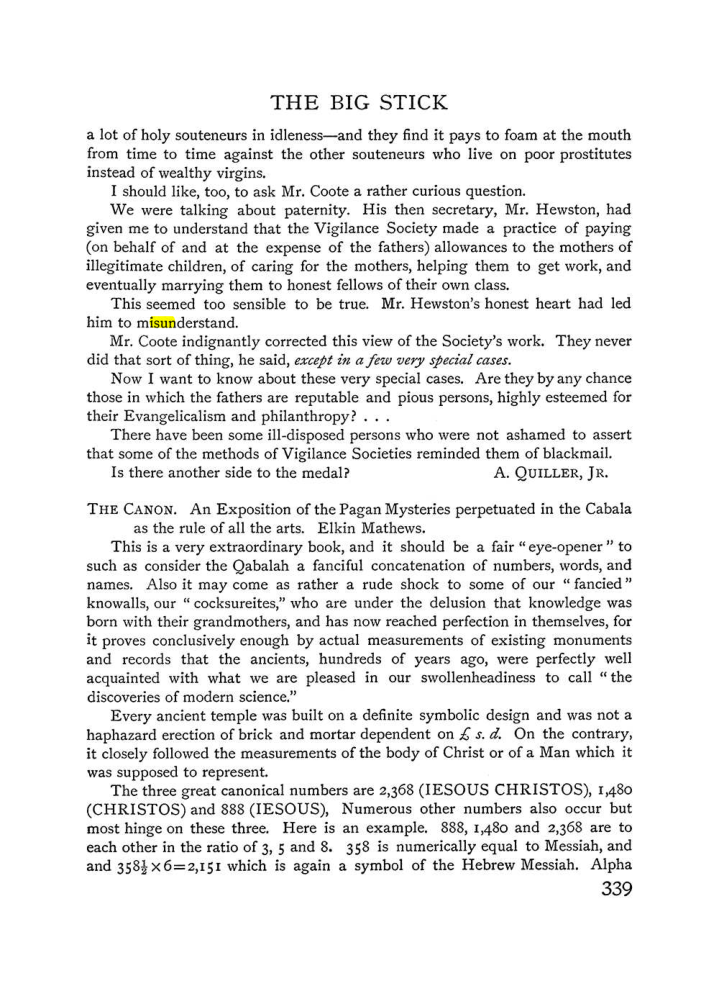 Original scan of The Equinox (Volume I, Number IV), PDF page 357