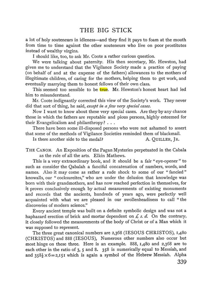 Original scan of The Equinox (Volume I, Number IV), PDF page 357