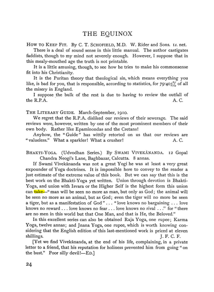 Original scan of The Equinox (Volume I, Number IV), PDF page 36