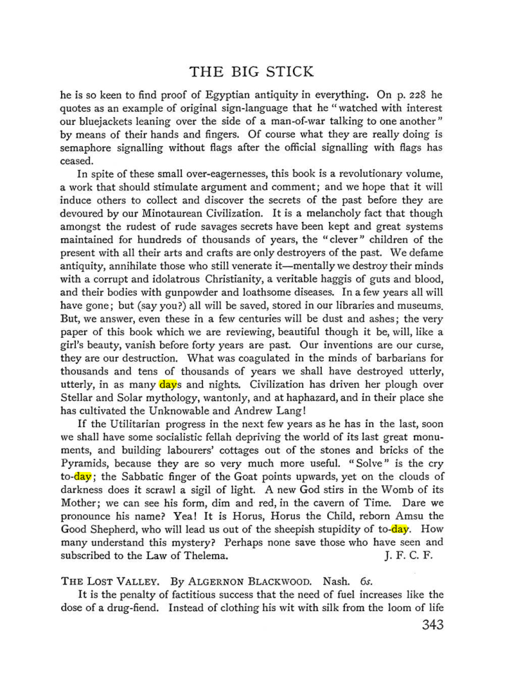 Original scan of The Equinox (Volume I, Number IV), PDF page 361