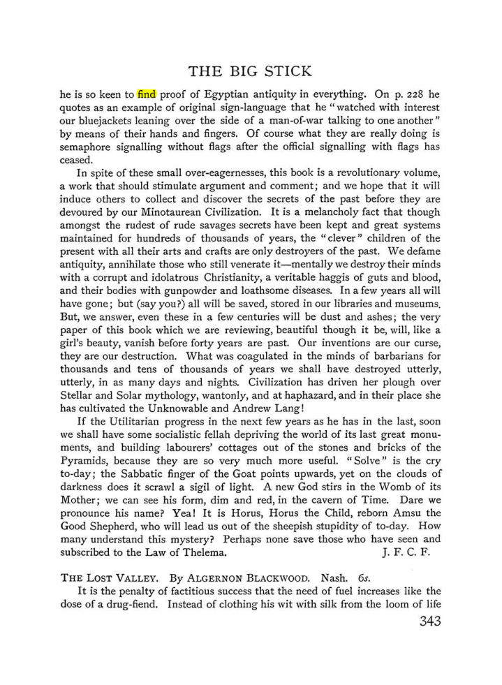 Original scan of The Equinox (Volume I, Number IV), PDF page 361