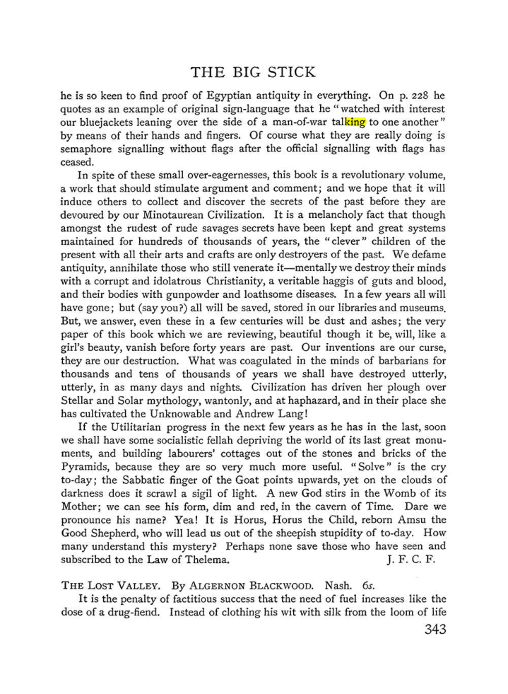 Original scan of The Equinox (Volume I, Number IV), PDF page 361