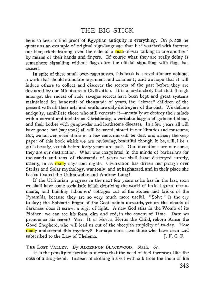 Original scan of The Equinox (Volume I, Number IV), PDF page 361