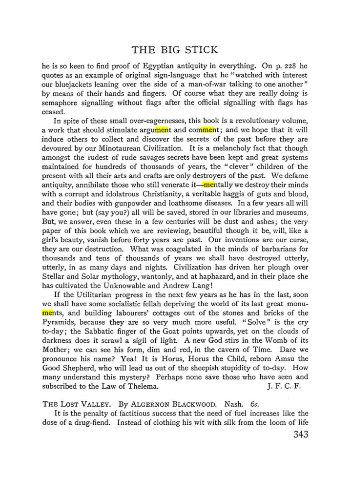 Original scan of The Equinox (Volume I, Number IV), PDF page 361