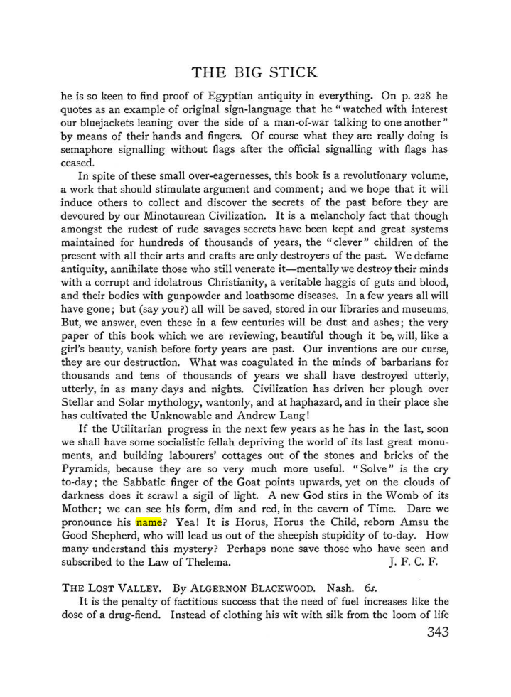 Original scan of The Equinox (Volume I, Number IV), PDF page 361
