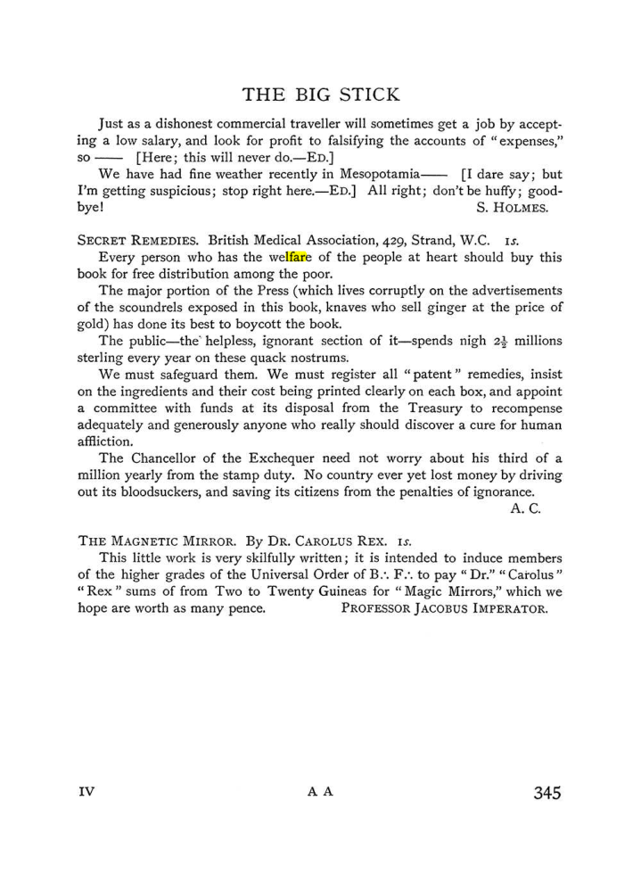 Original scan of The Equinox (Volume I, Number IV), PDF page 363