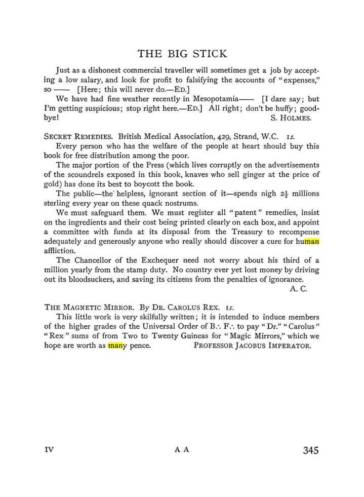 Original scan of The Equinox (Volume I, Number IV), PDF page 363