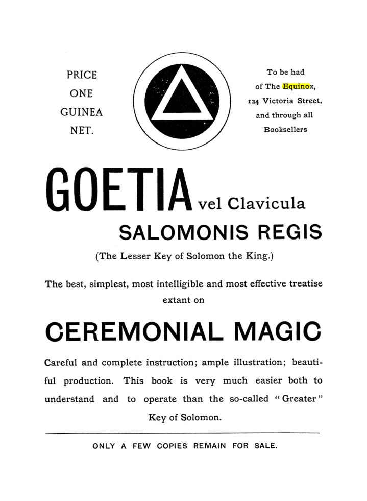 Original scan of The Equinox (Volume I, Number IV), PDF page 496