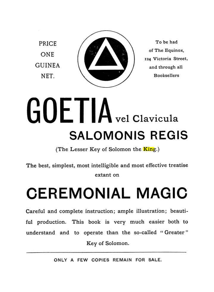 Original scan of The Equinox (Volume I, Number IV), PDF page 496
