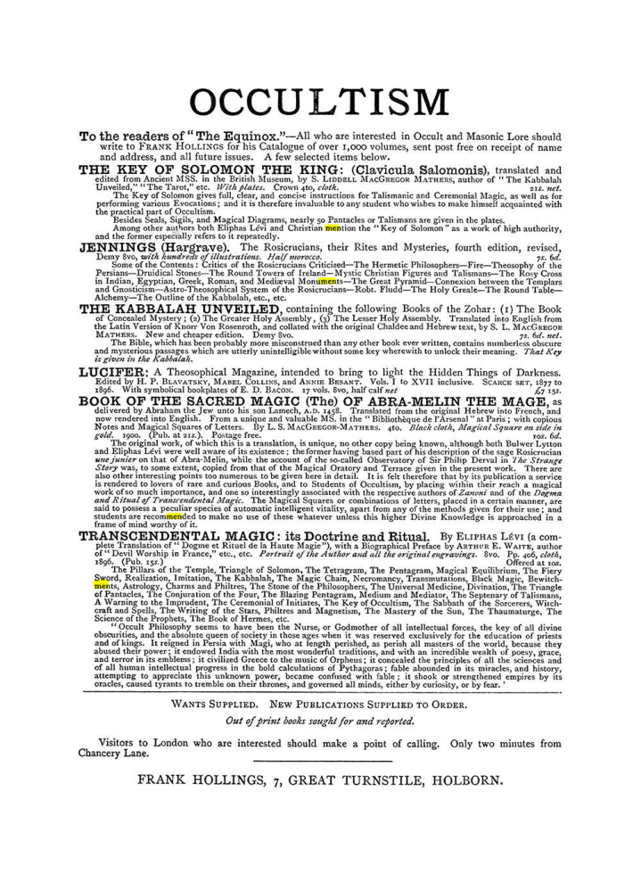 Original scan of The Equinox (Volume I, Number IV), PDF page 498