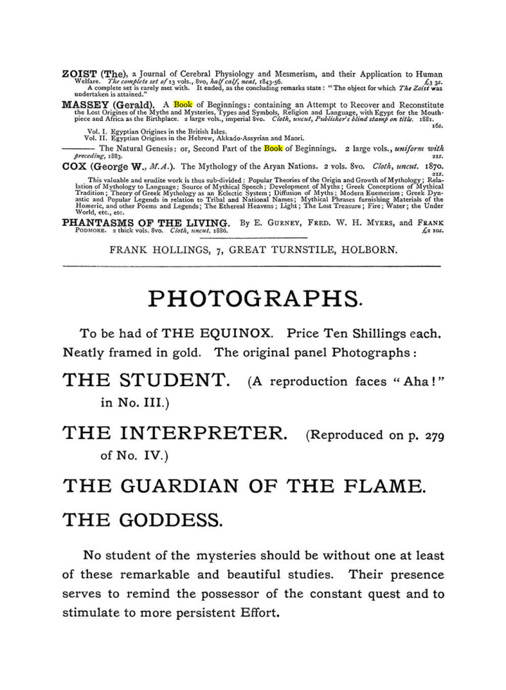 Original scan of The Equinox (Volume I, Number IV), PDF page 499