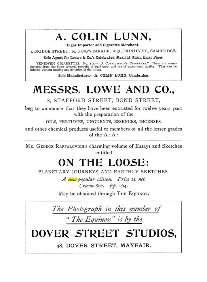 Original scan of The Equinox (Volume I, Number IV), PDF page 501