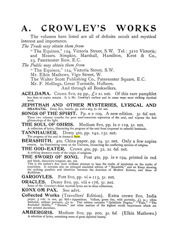 Original scan of The Equinox (Volume I, Number IV), PDF page 503