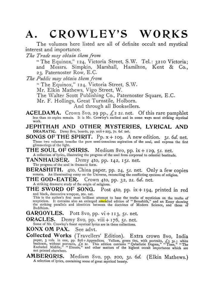 Original scan of The Equinox (Volume I, Number IV), PDF page 503