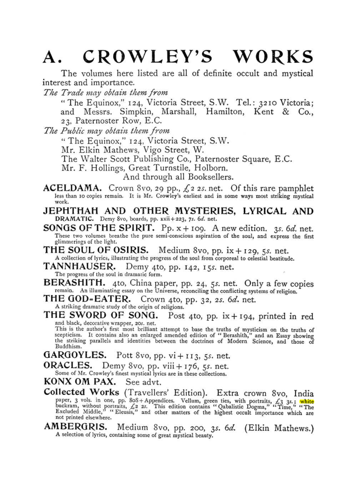 Original scan of The Equinox (Volume I, Number IV), PDF page 503