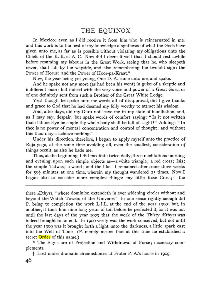 Original scan of The Equinox (Volume I, Number IV), PDF page 58