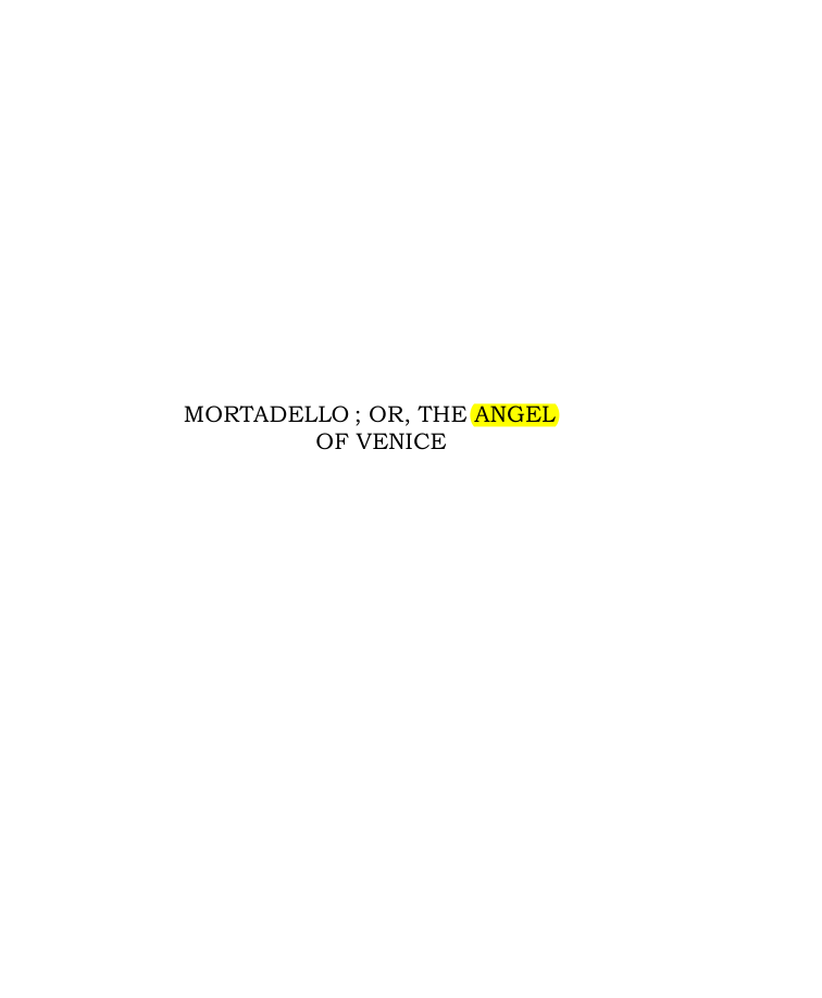 Original scan of Mortadello, PDF page 2