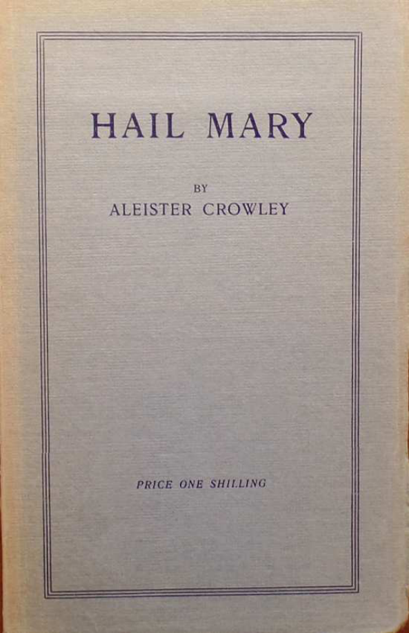 Original scan of Hail Mary, PDF page 1