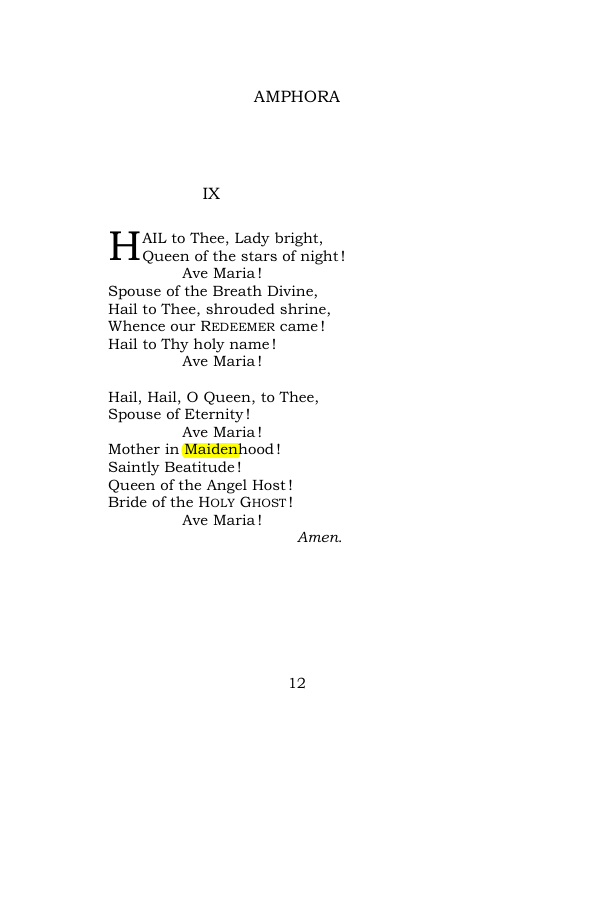 Original scan of Hail Mary, PDF page 19