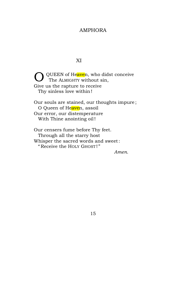 Original scan of Hail Mary, PDF page 22